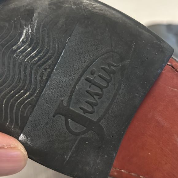 JUSTIN JACKSON BLACK BOOTS for men’s. - Picture 11 of 12